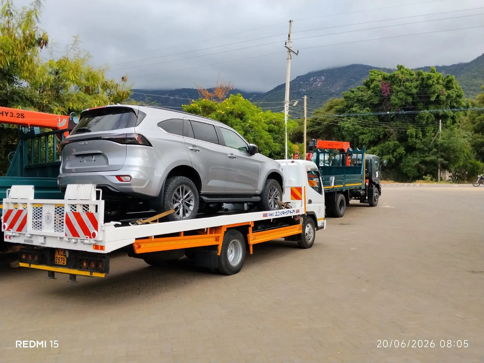Griffin Breakdown Services towing truck on Ngong Road, Nairobi